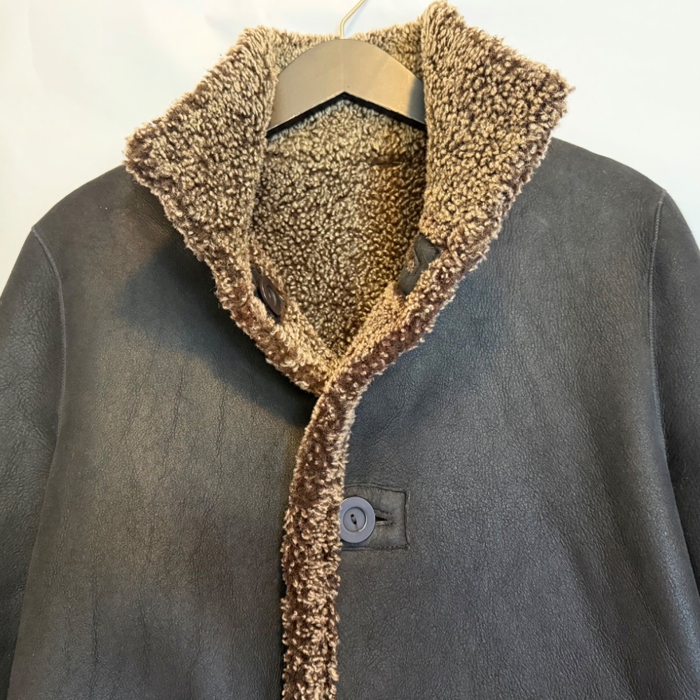 Blue Duck Reversible Shearling Coat - Picture 3 of 12
